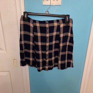 American Eagle Plaid Mini Skirt Size S